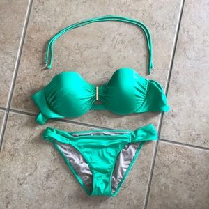 Victoria secret emerald green bathing suit